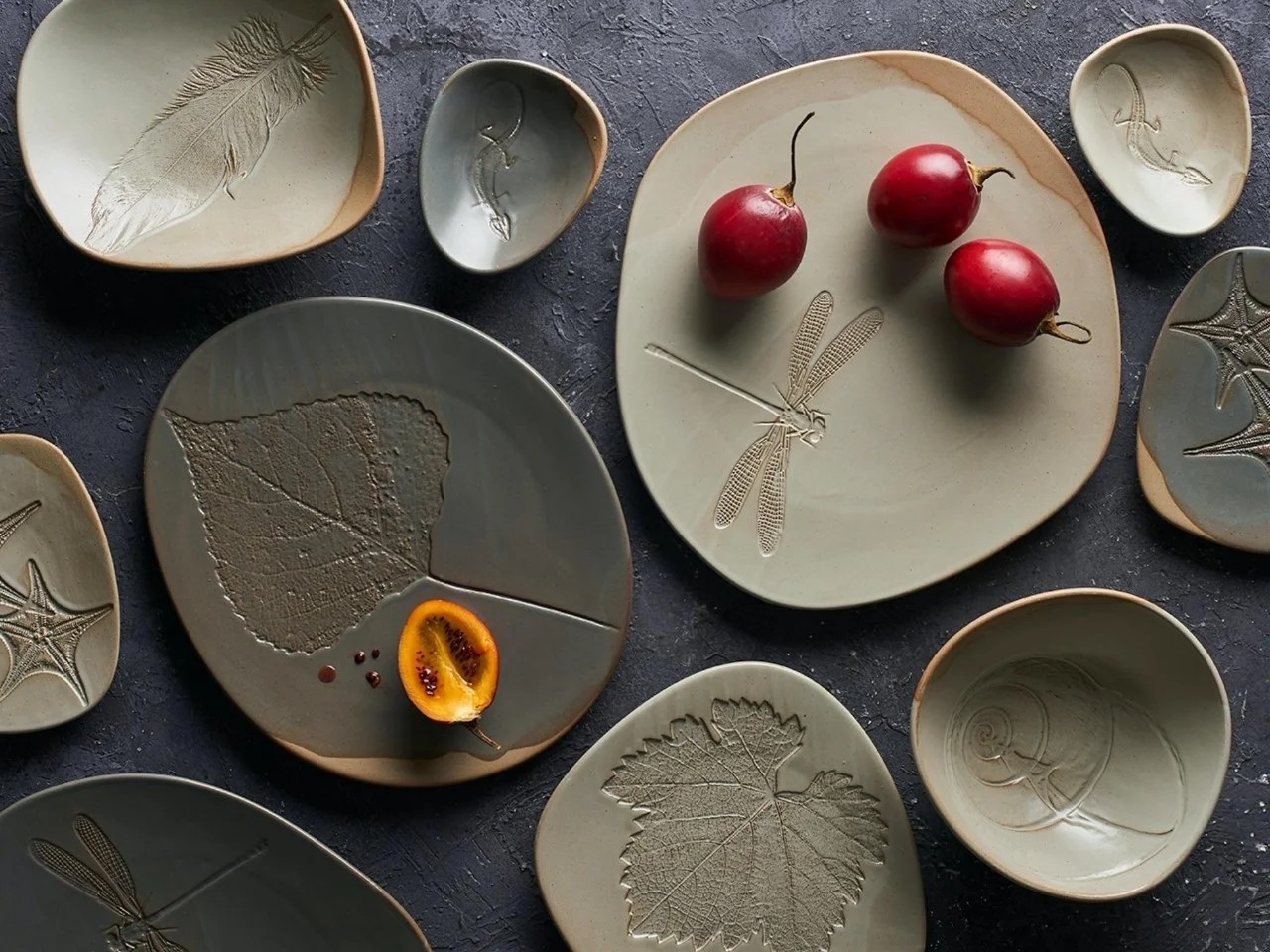 La colección Fossil de Santos Bregaña, diseñada para el restaurante 'El Capricho'. Foto: Santos Bregaña 